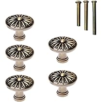 Amazon | Lemfema 引き出し取っ手 アンティーク調 5個入 3サイズネジ付