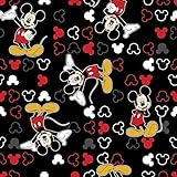Springs Creative Disney Mickey Mouse Everyday Mickey and Icons Toss 100-Percent Cotton Decorative Fa