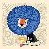 Oopsy Daisy Fine Art for Kids HisロイヤルSpiritキャンバス壁アートby Helen Dardik 14 x 14" NB21757
