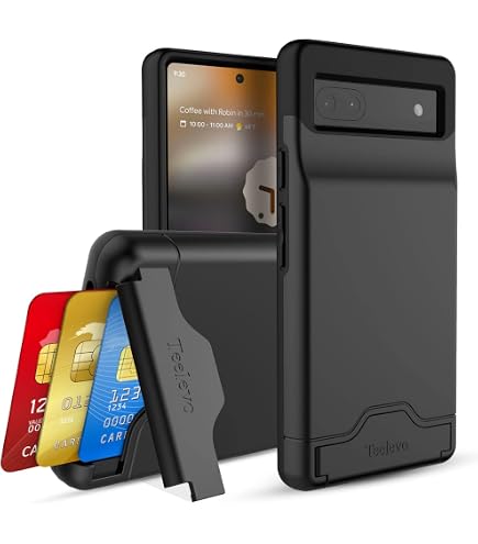 Amazon.co.jp: Teelevo Google Pixel 6a用ウォレットケース カード