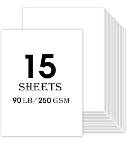 White Card Paper 220 GS A4 Thick Craft Paper - (Pack Of 50 Sheets) : Aazon.co.uk