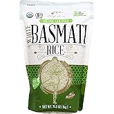 Chef's choice シェフズチョイス 有機バスマティライス 1kg Organic Basmati rice Kosher Vegan BRC認証 (1袋)