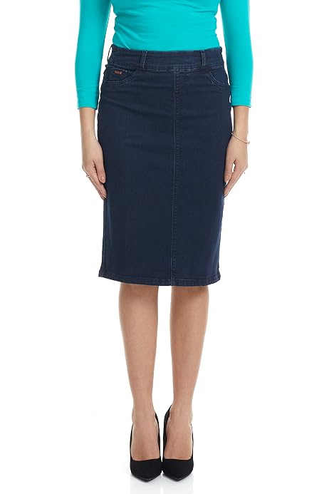 Esteez Jean Skirt for Women Knee Length 