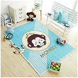 ベビープレイマット　ベビーマット　子供の遊び用パッド 150*200cm (monkey)