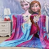 Blaze Children's Cartoon Printing Blanket Coral Fleece Blanket (40 By 55 Inch, Frozen) [並行輸入品]