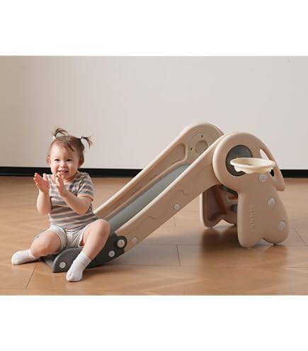 Amazon.co.jp: FEBER リンゴの木のプレイジム＆すべり台 ツリー 