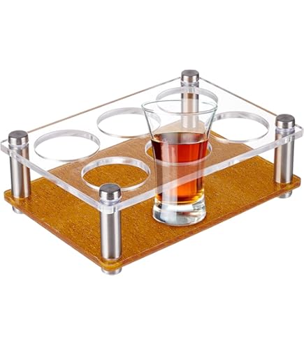 アクリル ショットグラスホルダー グラスホルダー 12穴 Amazon | UNICRAFTALE ショットグラスホルダー 12穴 アクリル ショット