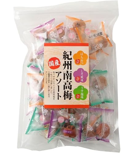 Amazon | 【2袋セット】もへじ 紀州南高梅 アソート 三種の味(かつお梅