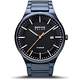BERING(ベーリング) 腕時計 メンズ アナログ ソーラー コレクション ウォッチ チタン ストラップ & サファイア クリスタル リンクベルト 15239-797 正規輸入品 サファイアガラス