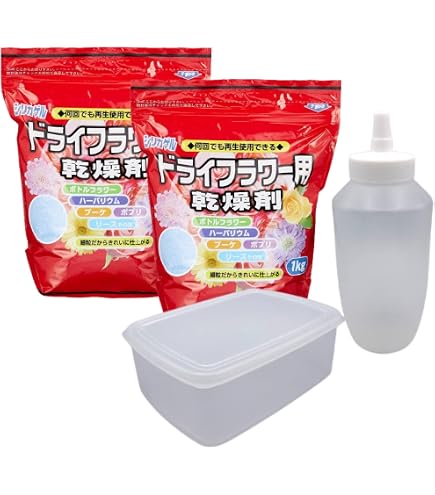 ドライフラワー用乾燥剤 1kg×11個セット シリカゲル Amazon.co.jp: 豊田化工 シリカゲル ドライフラワー用 乾燥剤 1kg ＋
