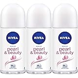 まとめ買いセット Nivea ニベア 女性用 制汗 デオドラント ロールオン Pearl＆Beauty 50ml×３個 ［海外直送品］
