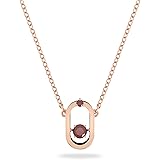 Swarovski Sparkling Dance North Jewelry Collection, Rose Gold Tone Finish, Red Crystals, Clear Crystals