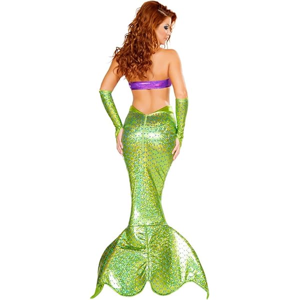 Amazon | [900] アリエル ヒレ人魚 仮装 コスプレ リトルマーメイド