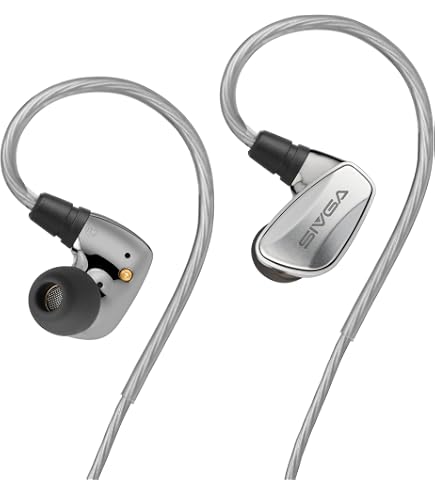 SIVGA QUE-UTG Glass Diaphragm Earphone : Amazon.com.au: Electronics