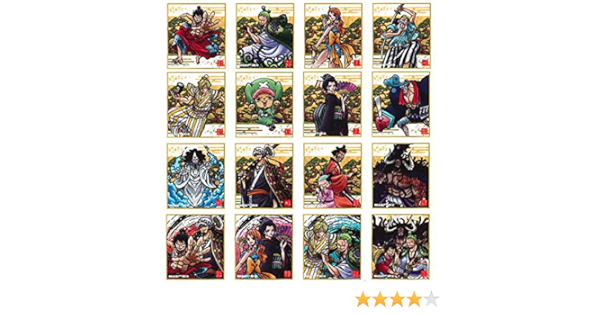 ワンピース 色紙art ワノ国編 全16種セット フルコンプ 通販 Amazon