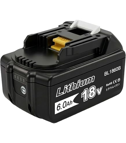 Amazon | マキタ リチウムイオンバッテリBL1860B 18V 6.0Ah A-60464