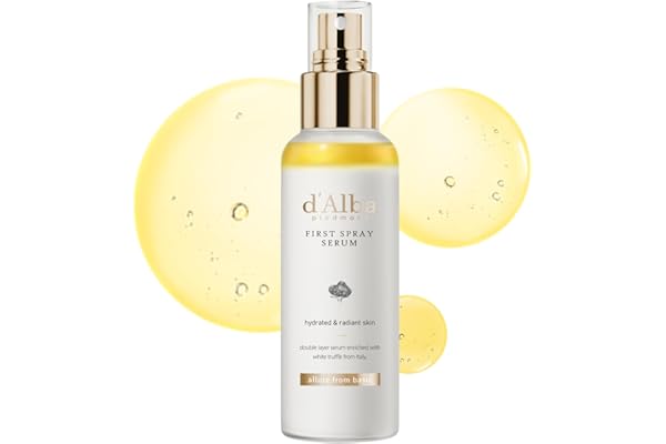 d'Alba White Truffle First Spray Serum, 3.4 fl oz (100 ml), Official Korean Product, Moisturizing Care, Serum, Lotion, Oil, B