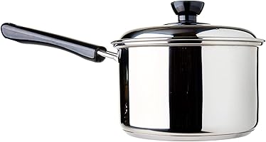Dolphin Collection Stainless Steel Saucepan, 2.11L (Sandwich Base)