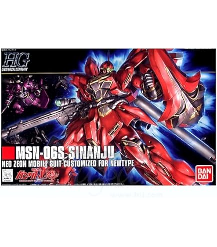 (未使用･未開封品)HGUC 1/144 MSN-06S シナンジュ レッドコメットスパークルVer. Amazon | HGUC 1/144 MSN-06S シナンジュ レッドコメットスパークルVer