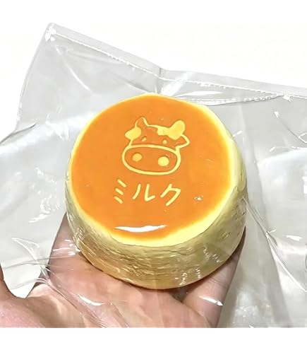 Amazon.co.jp: 牛柄ミルクケーキ スクイーズトイ もちもち柔らかい