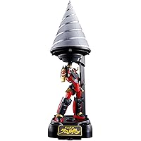 BANDAI SPIRITS(バンダイ スピリッツ) 超合金魂 天元突破グレンラガン GX-107 完全変形合体グレンラガン＆大回転ギガドリルセット 約180mm PVC&ABS&ダイキャスト製 塗装済み可動フィギュア