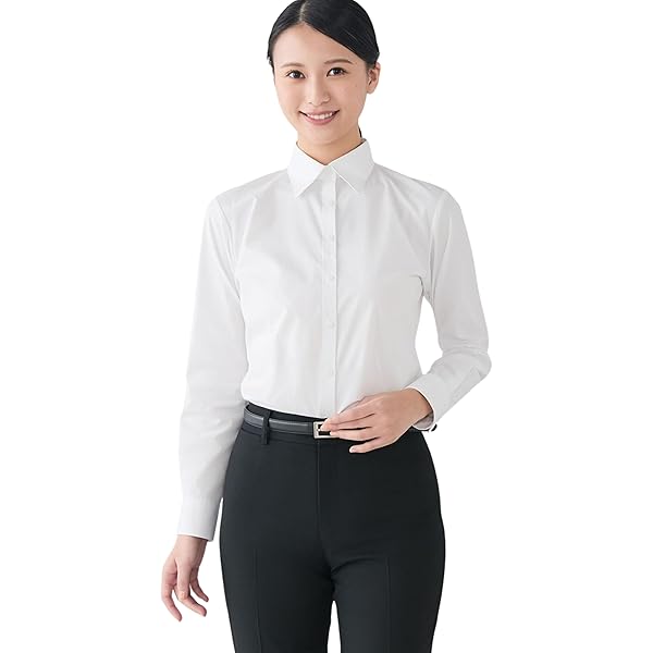 Amazon | 24SS 半袖白無地3990円シャツカラーマイナビ_LRM7024
