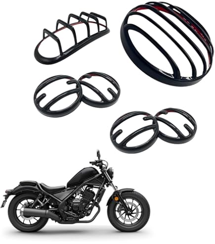 【最終値下げ】レブル250 テールランプカバー　ウィンカーカバー　セット Amazon | ホンダ 用 レブル rebel 250 / 500 / 1100 テールライト