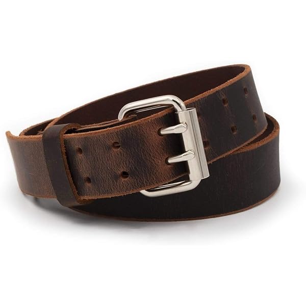 Ariat Men's Classic Belt With Double Keepers - Genuine Leather Western Style (Brown, 40) - View #13