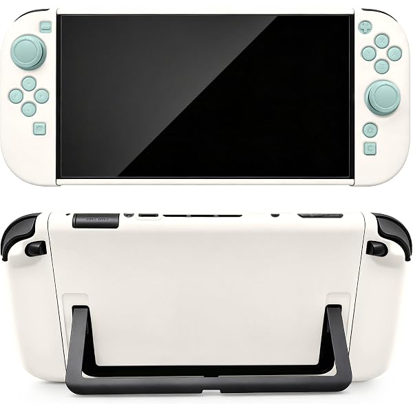 Amazon.co.jp: XLOOT Nintendo Switch 対応 白地黒水玉柄シリコン