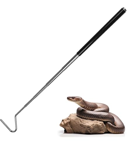 Cattura Serpenti Professionale - Pinze A Ganascia Larga Con Impugnatura Lunga, Acciaio Inox, Per Rettili E Uso Sicuro