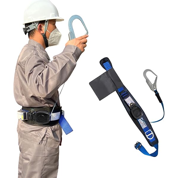 Amazon.co.jp: [藤井電工] 新規格 胴ベルト型安全帯 ロックリトラ 黒色