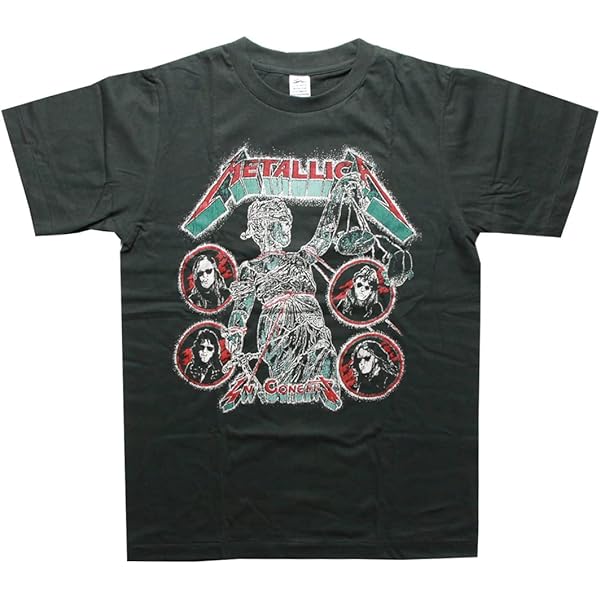 Amazon | [against] ロックTシャツ Metallica メタリカ 蛇 L