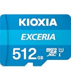 KIOXIA 512GB microSDXC UHS-I Class10 50MB/s