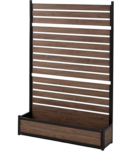 Amazon.co.jp: アルミプランターフェンス幅90×奥行30×高さ180cm 目隠し