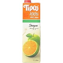 Amazon.co.jp: Tipco プレミアムオレンジ100％ストレートジュース1L×12