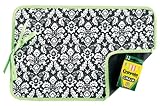 AM PM Kids! Reversible Placemat/Chalkboard, Damask with Lime Green by AM PM Kids!
