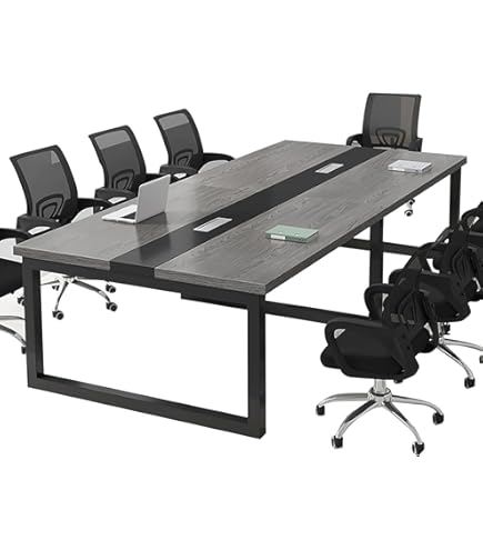 Amazon.co.jp: SXRZY オフィステーブル 会議机 8人用 ミーティング