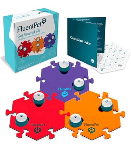 FluentPet Recordable Dog & Cat Talking Button Get Started Kit