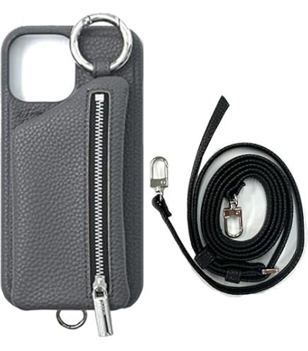 ajew iPhone15proケース Amazon.co.jp: ajew iPhone15ケース スマホケース ショルダーひも付き