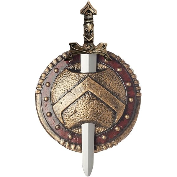 古代ローマ　戦士の盾　シールド　オブジェ　コスプレ Amazon.co.jp: 中世の戦士の盾、古代ローマの兵士の盾金属の壁の