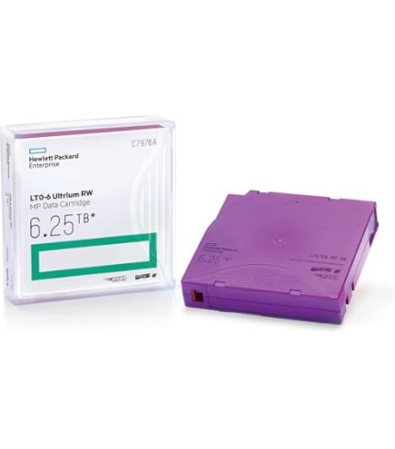 Dell LTO-6 Data Tape Cartridge - 2.5TB Native / 6.25TB Compressed Storage (Part 342-5450)