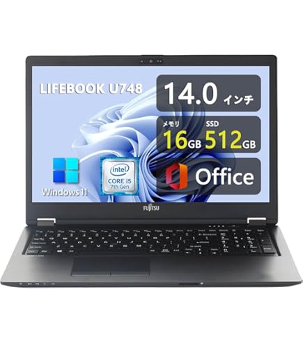 最新Windows11✨️第11世代/富士通/カメラ付きノートパソコン/小型軽量 最新Windows11 ノートパソコン 富士通の技術が詰まった高機能