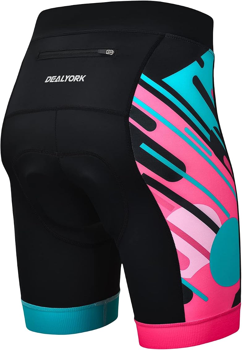 DEALYORK Women's Cycling Bike Shorts 3D 