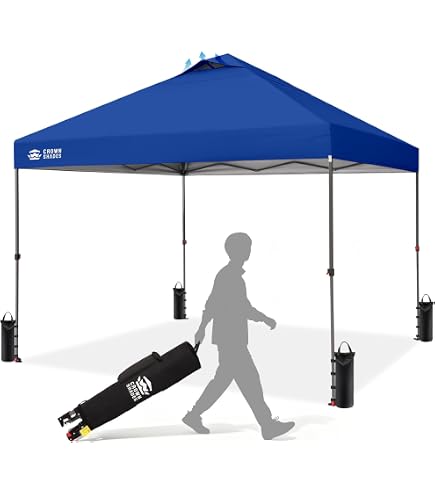 Amazon | ABCCANOPY ワンタッチ タープテント 3m×3m 2m×2m 大型 風抜け