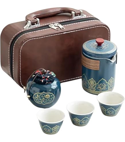 SHANGXIA 茶器セット 陶器 白 赤箱｜ホビー・楽器・アート 