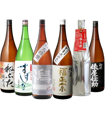 Amazon.co.jp: 毎週 純米酒 1.8L 6本 飲み比べ セット 純米大吟醸酒 純