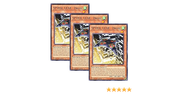 Amazon 3枚セット 遊戯王 英語版 Tdil En0 Spyral Gear Drone レア 1st Edition トレカ 通販