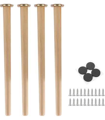 Amazon｜無印良品 木製テーブル脚 高さ72cm用 オーク材 82586176 4本組