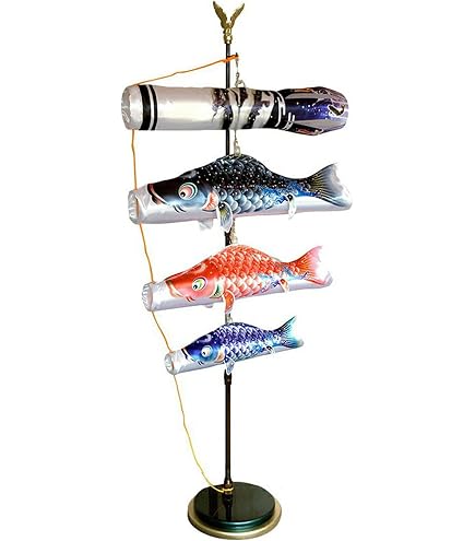 Amazon | こいのぼり ワタナベ 鯉のぼり 室内用 80cmセット ミニ座敷鯉