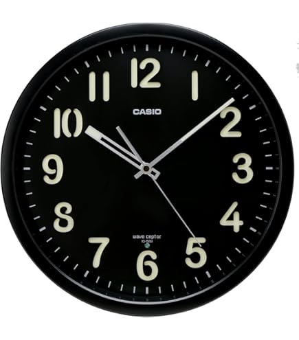 カシオ アナログ掛時計 集光文字板 スムーズ運針 IQ-56SA-8JF(中古品) Amazon.co.jp: CASIO(カシオ) 掛け時計 シルバー 直径34cm アナログ